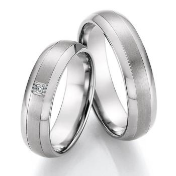 Nowotny-Collection Ruesch Trauringe Weissgold 77/10010-055